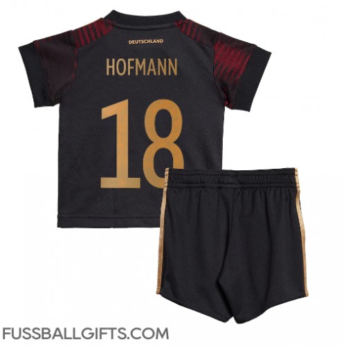 Deutschland Jonas Hofmann #18 Fußballbekleidung Auswärtstrikot Kinder WM 2022 Kurzarm (+ kurze hosen)